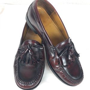 Cole Haan Leather Kiltie Tassel Loafers Size 9D